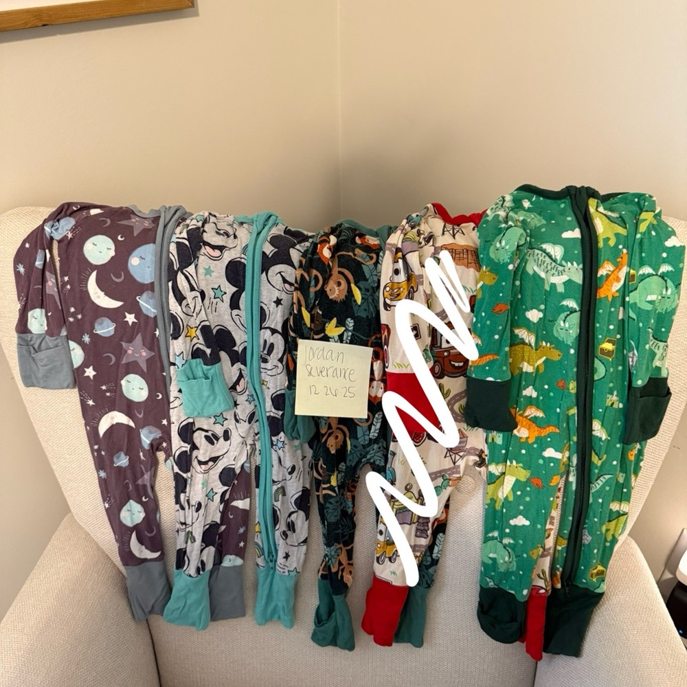 0/3 month little sleepies zippys vguc/play